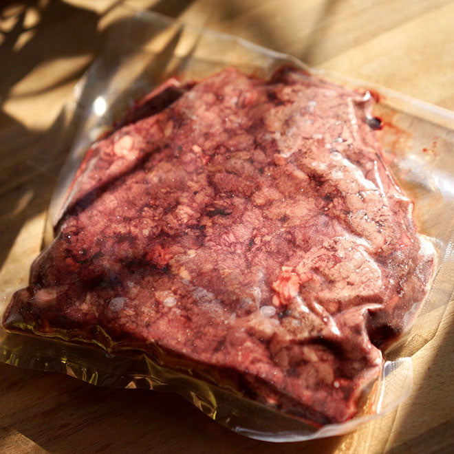 鹿ハツのミンチ 250g(犬用/猫用)