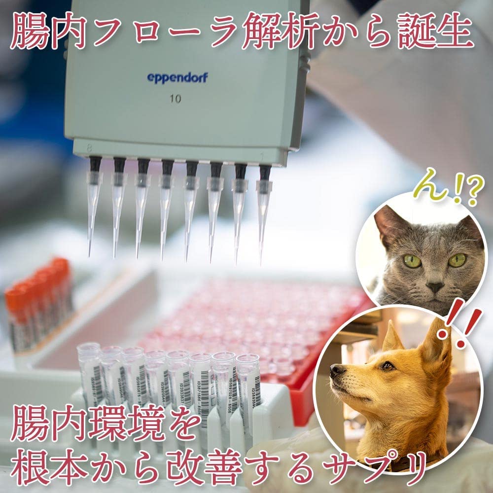 ウィズペティ 猫用サプリメント 毎日爽快（植物酵素＆乳酸菌）15g×60粒